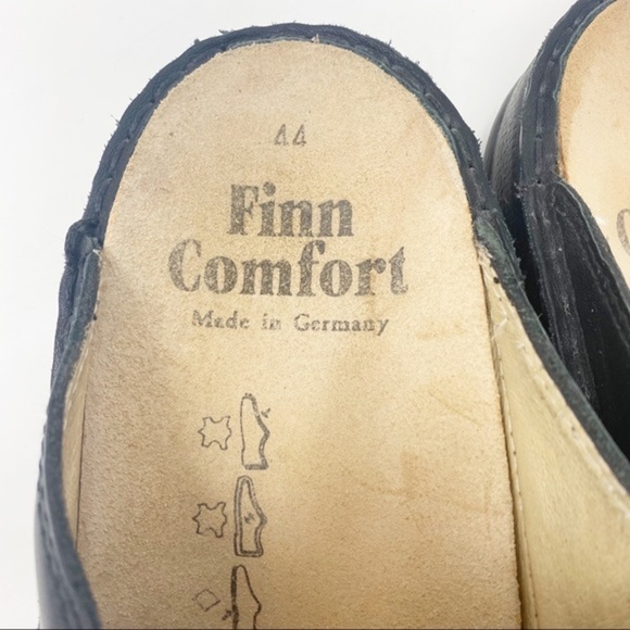 Finn Comfort Black Leather Men's Loafers - Picture 7 of 8